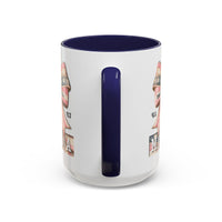 Trump Girl 45 47 MAGA Ribbon Large Coffee Mug
